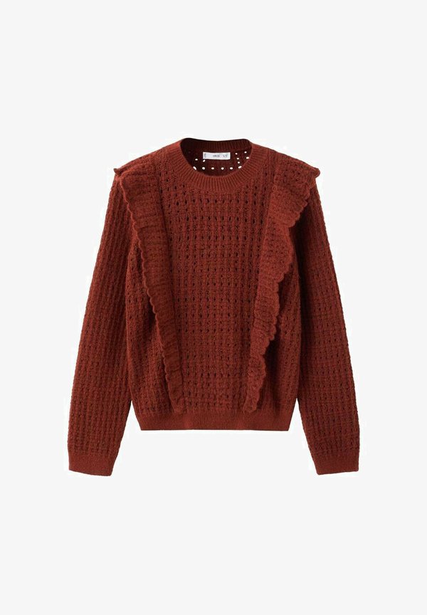 Mango Jumper - mottled orange