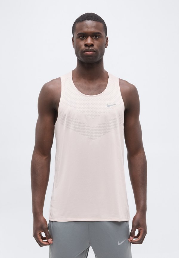 Nike Performance M NK DFADV STRIDE TANK - Top - silt red