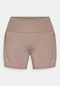 Nike Performance W NK DF SWIFT HR 4IN SHORT - Short running tights - mink brown