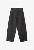 Bershka SUPER - Relaxed fit jeans - mottled dark grey