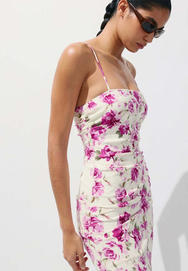 Mango ADULT - Shift dress - ecru