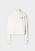 Tommy Jeans LOGO EMBROIDERY RELAXED QUARTER-ZIP SWEATSHIRT