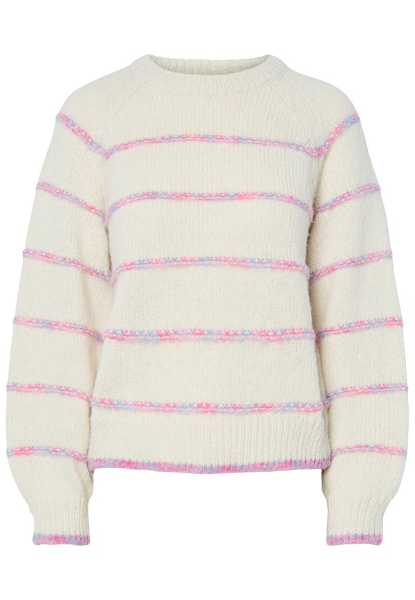 Pieces PCNELIA LS O-NECK KNIT NOOS BC