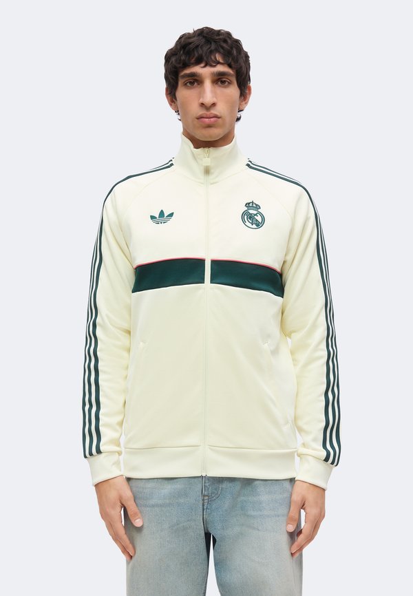 adidas Originals REAL MADRID TRACK TOP - Club wear - ivory