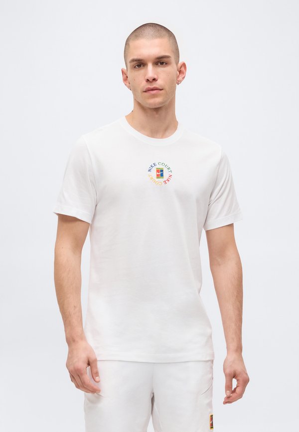 Nike Performance TEE HERITAGE - Sports T-shirt - white