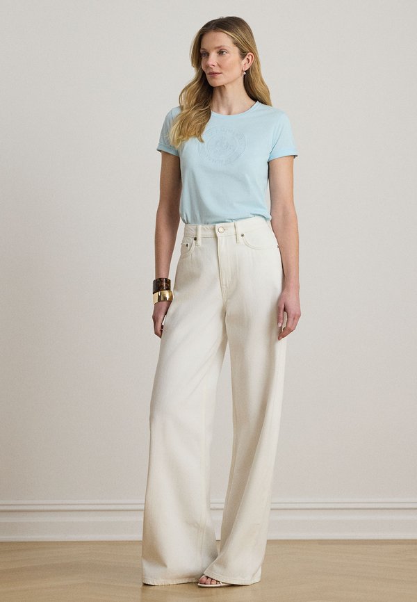 Lauren Ralph Lauren EMBROIDERED CREST COTTON JERSEY TEE