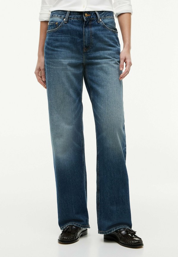 Tommy Hilfiger LOOSE STRAIGHT CAM RW - POLISHED VINTAGE - Loose Jeans - cam mid