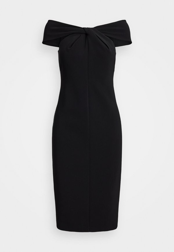 Lauren Ralph Lauren TWIST-FRONT CREPE COCKTAIL DRESS