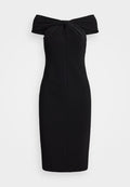 Lauren Ralph Lauren TWIST-FRONT CREPE COCKTAIL DRESS