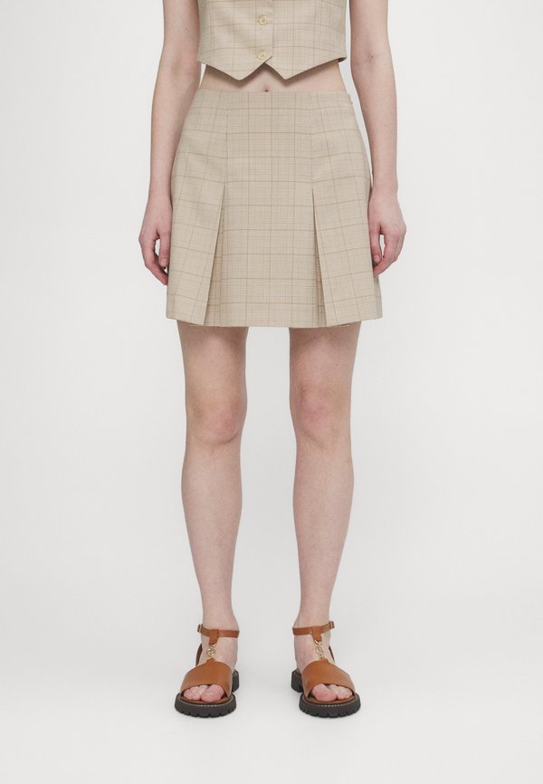 Claudie Pierlot JUPE TRAPÈZE CARREAUX