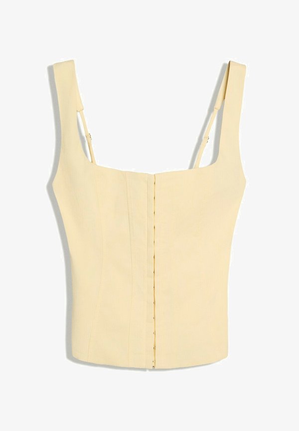 Bershka BENGALINE STRAPPY - TOP 00930710 - Blouse - yellow