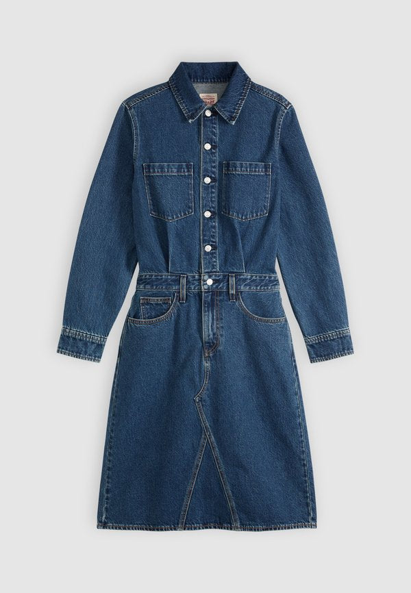 Levi's® WESTERN DRESS - Denim dress - stellar strauss