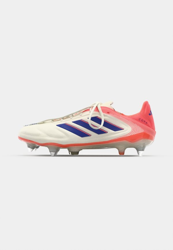 adidas Performance COPA PURE III ELITE SOFT GROUND FOOTBALL BOOTS - Soft-ground football boots - off white/lucid blue/signal coral
