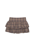 PULL&BEAR CHECK WITH RUFFLES
