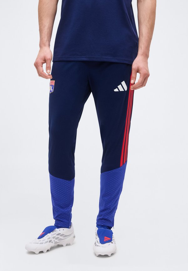 adidas Performance OLYMPIQUE LYONNAIS 26/27 TIRO26 COMPETITION TRAINING PANTS - Club wear - team navy blue/pure ruby