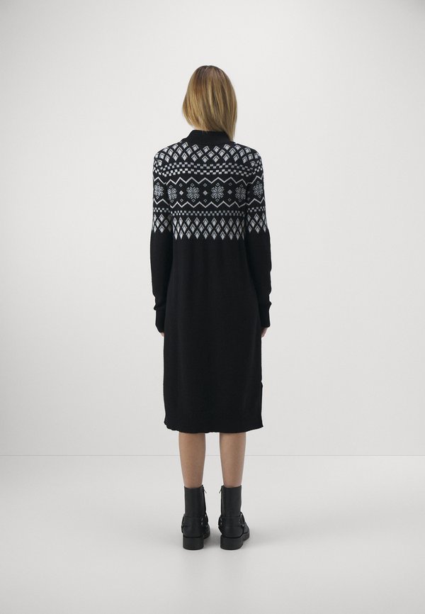 VILA VIRIL CREW NECK MIDI DRESS