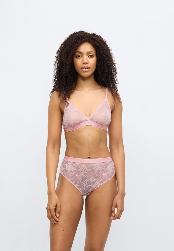 Tommy Hilfiger REPEAT LOGO FLORAL LACE TRIANGLE BRA