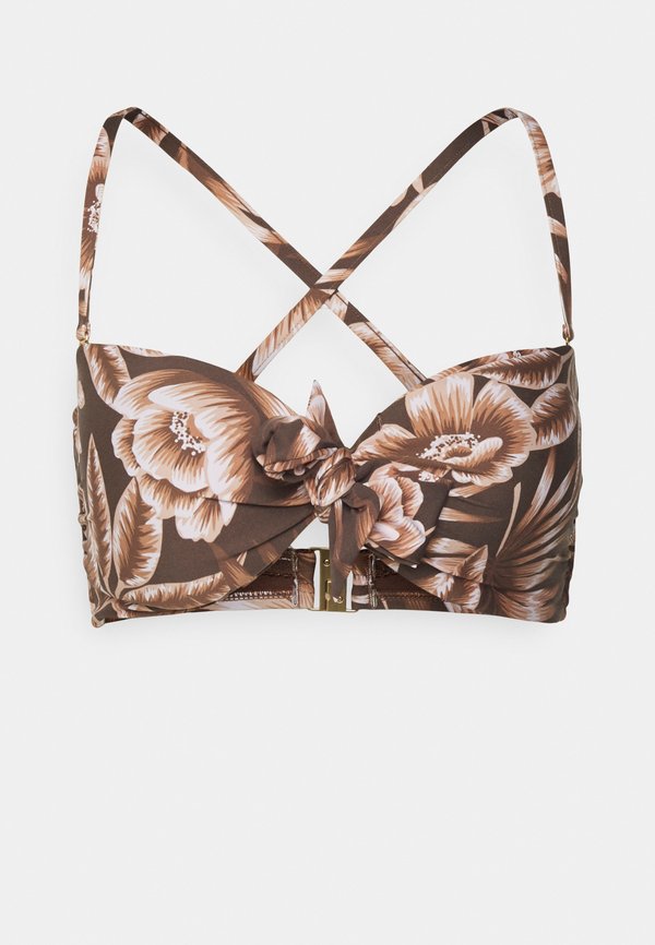 Seafolly ISLAND IN THE SUN TWIST TIE FRONT BANDEAU