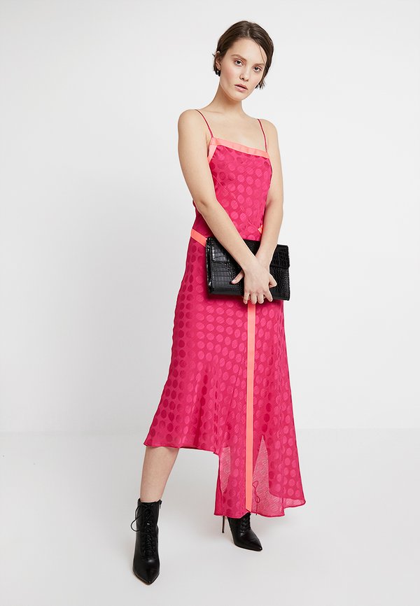 House of Holland VIVID ONE SHOULDER SLIP DRESS