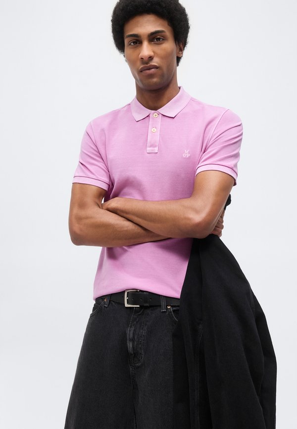 Marc O'Polo SHORT SLEEVE SLITS AT HEM EMBROIDERY