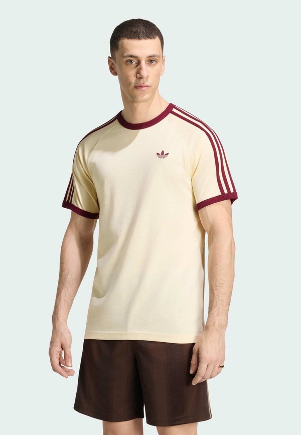 adidas Originals Basic T-shirt - warm vanilla   maroon
