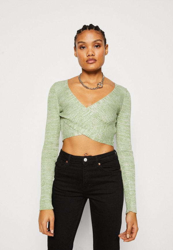 NA-KD KLARA MONTES OVERLAP LONG SLEEVE