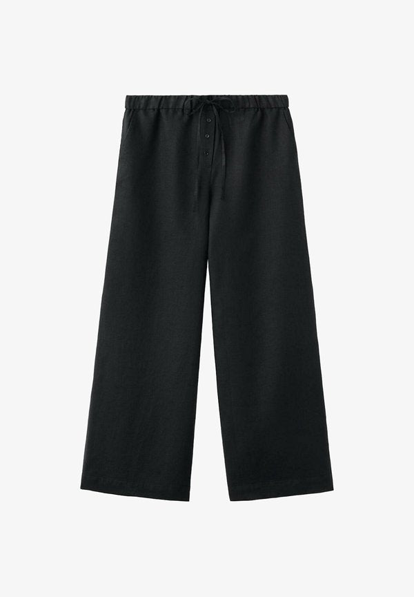 Mango ADULT - Trousers - black