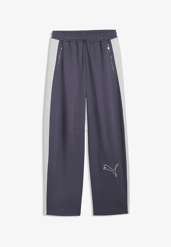 Puma T7 LOVE OF THE CAT BARREL TRACK PANTS - Tracksuit bottoms - inky depths-créme de mint