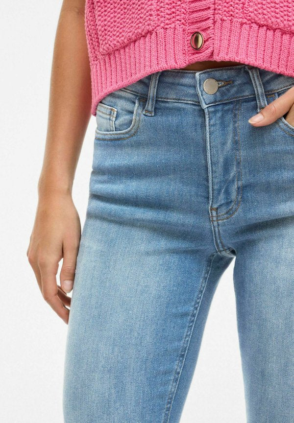 VILA Skinny fit VISARAH mid-waist