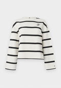 Tommy Hilfiger LOGO EMBROIDERY TERRY CREW NECK SWEATSHIRT - Sweatshirt - calico/black