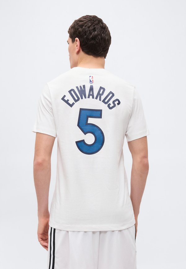 Nike Performance NBA MINNESOTA TIMBERWOLVES TEE ANTHONY EDWARDS - Club wear - white