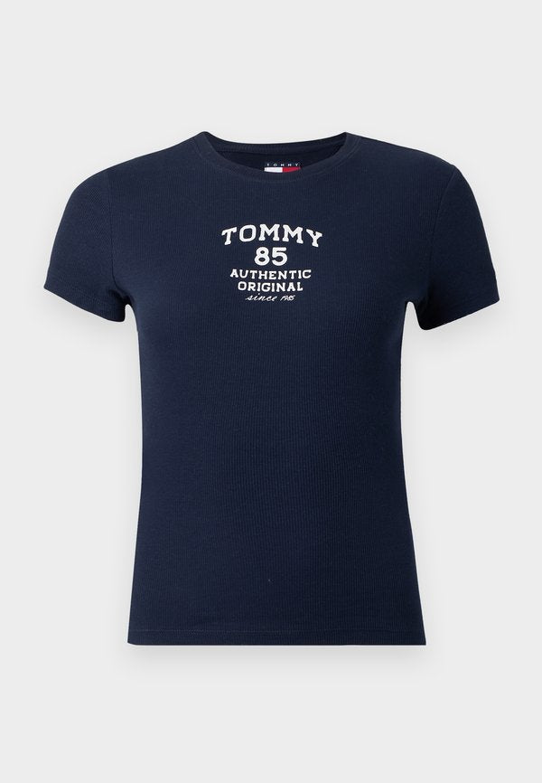Tommy Jeans LOGO RIBBED SLIM T-SHIRT