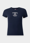 Tommy Jeans LOGO RIBBED SLIM T-SHIRT
