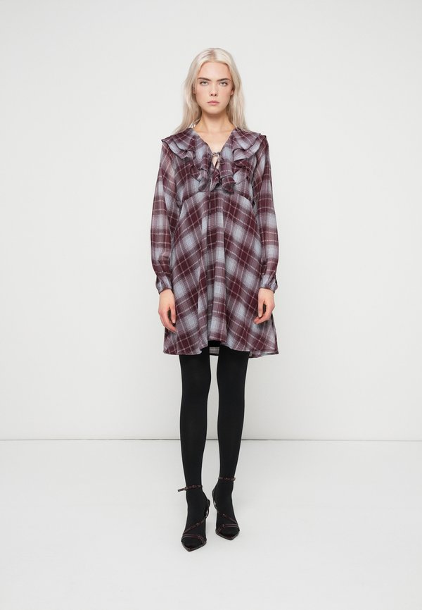 Vero Moda VMEMILIE SHORT CHECK DRESS