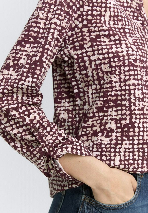 TOM TAILOR HENLEY MIT MUSTER
