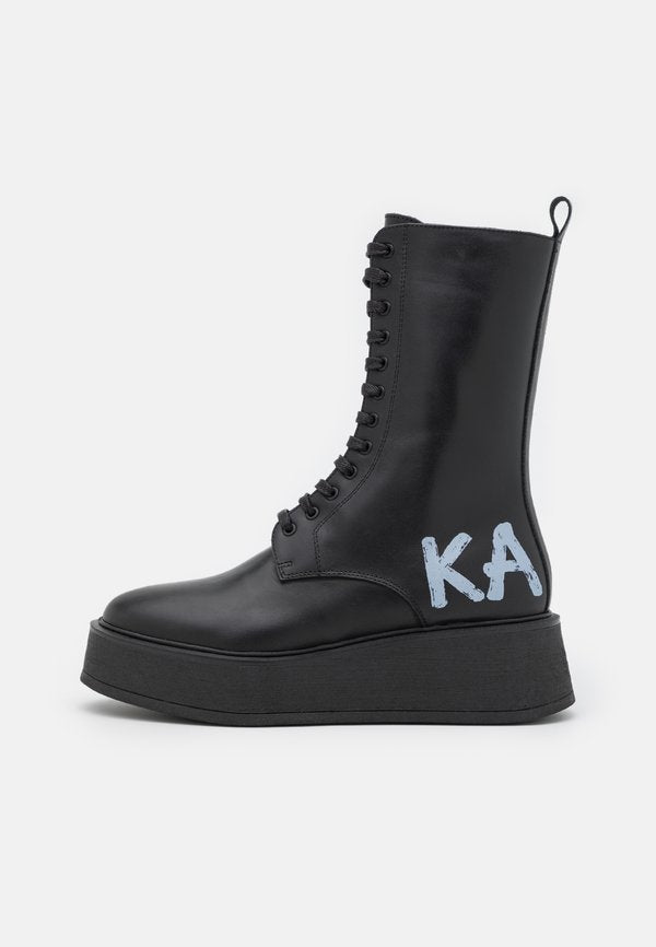 KARL LAGERFELD ZEPHYR HI LACE BOOT