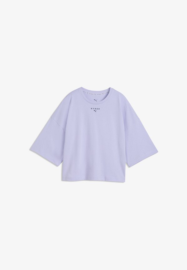 Puma PUMA X HYROX CROPPED LIFESTYLE TEE - Print T-shirt - light lavender