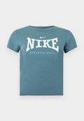 Nike Sportswear CROP LEAGUE TEE - Print T-shirt - mineral slate