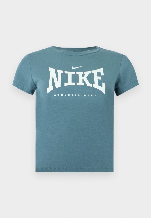 Nike Sportswear CROP LEAGUE TEE - Print T-shirt - mineral slate