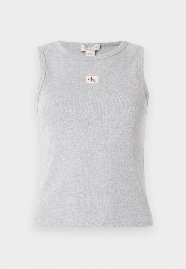 Calvin Klein Jeans TANK - Top - grey heather