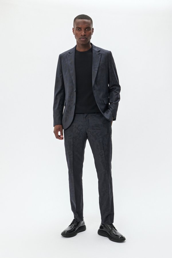 Matinique MALAS PRINTED CAMO SUIT PANTS - SLIMT LEG