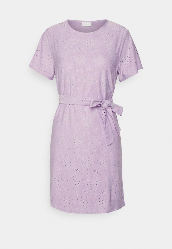 VILA Petite VIKAWA SHORT TIE BELT DRESS