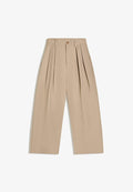 Bershka MEGABAGGY TAILORED FIT -  - Trousers - sand