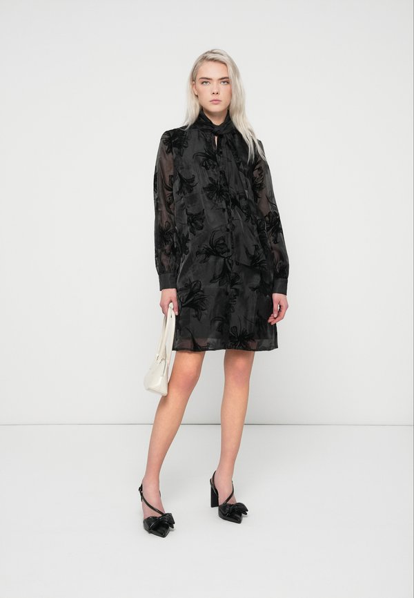 YAS YASLINGU TIE DRESS