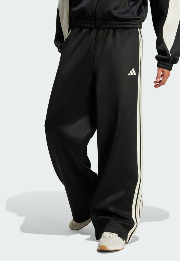 adidas Sportswear W STADIUM TP - Tracksuit bottoms - black white