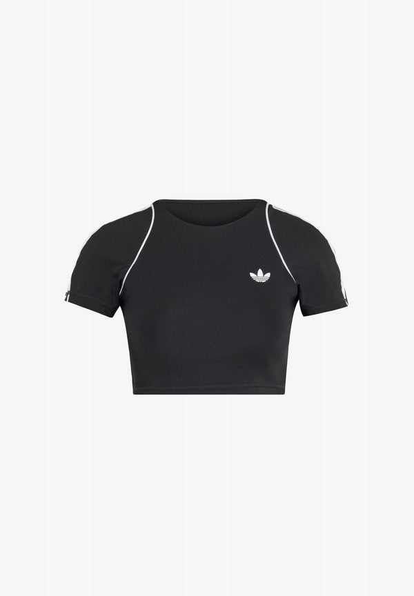 adidas Performance ADIDAS ORIGINALS SPORT SUPERSTAR BRA TEE - Print T-shirt - black