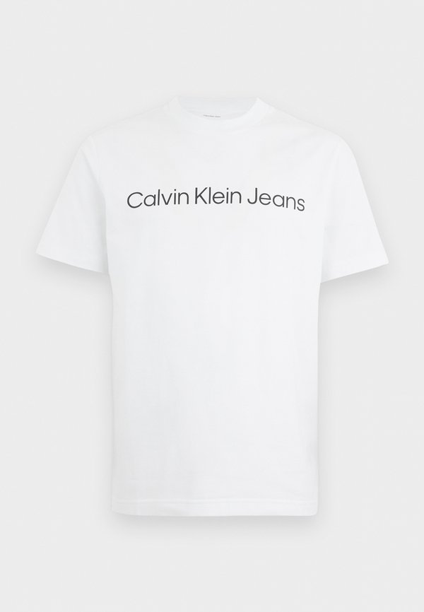 Calvin Klein Jeans REGULAR INSTITUTIONAL LOGO - Print T-shirt - bright white