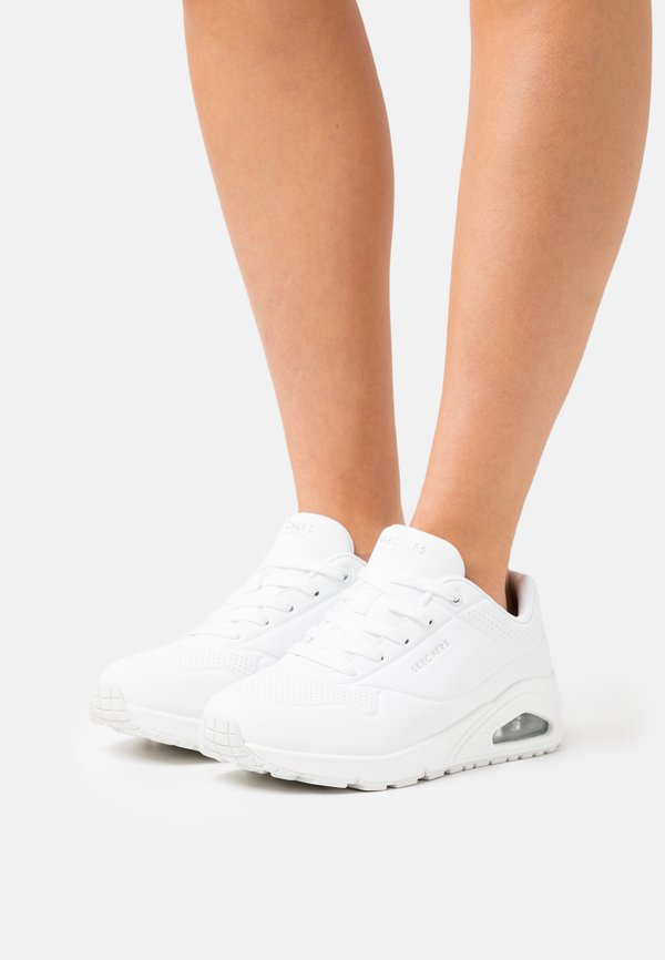 Skechers UNO WIDE FIT - Trainers - white