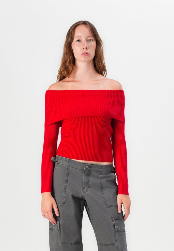ONLY ONLKATIA LS OFF SHOULDER KNT NOOS