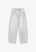 Bershka BALLOON - BAGGY - Relaxed fit jeans - grey